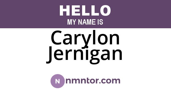 Carylon Jernigan