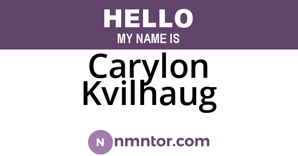 Carylon Kvilhaug