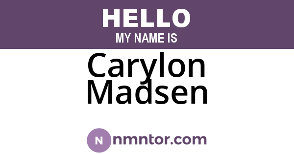 Carylon Madsen