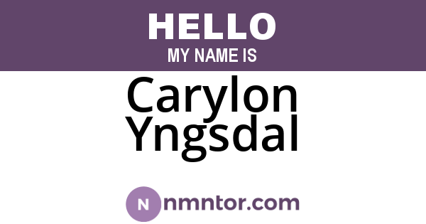 Carylon Yngsdal