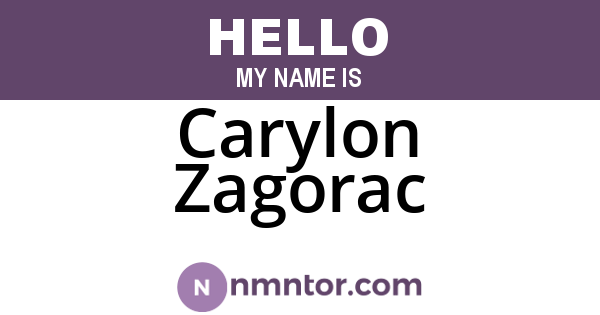 Carylon Zagorac