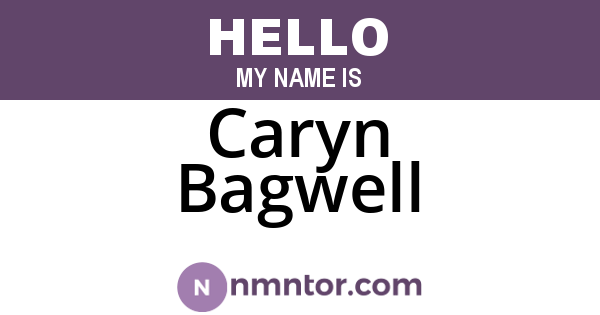 Caryn Bagwell