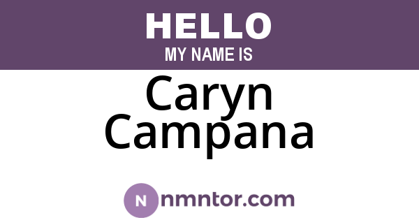Caryn Campana