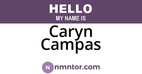 Caryn Campas