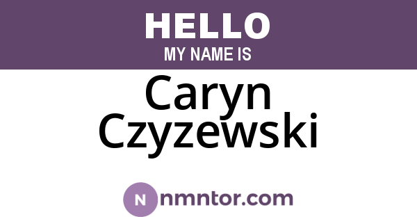 Caryn Czyzewski