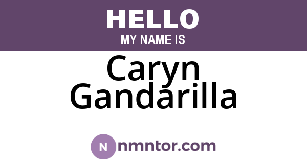 Caryn Gandarilla