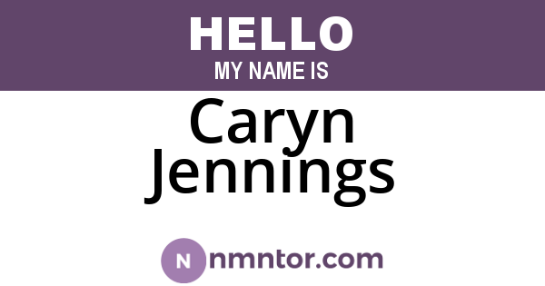 Caryn Jennings