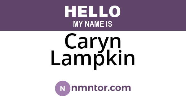 Caryn Lampkin