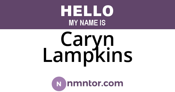 Caryn Lampkins