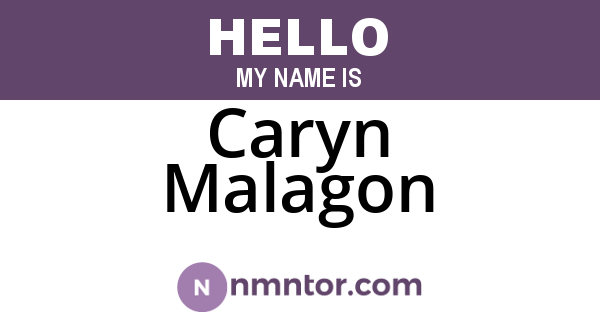 Caryn Malagon