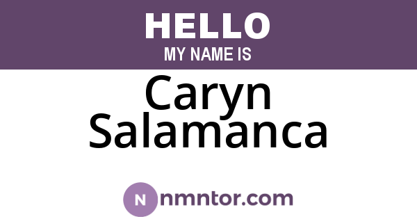 Caryn Salamanca