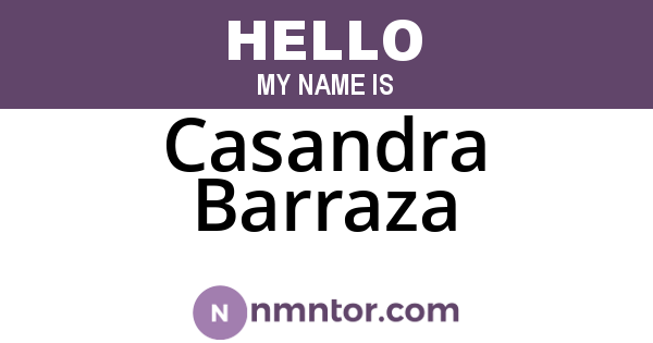 Casandra Barraza