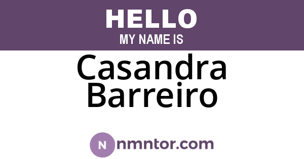 Casandra Barreiro