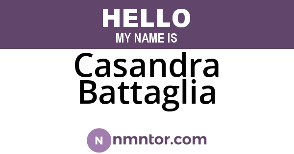 Casandra Battaglia