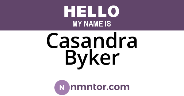 Casandra Byker