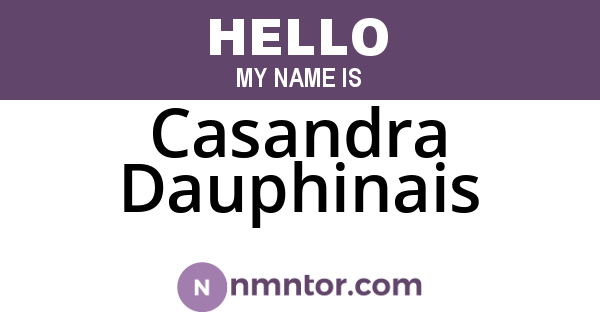 Casandra Dauphinais