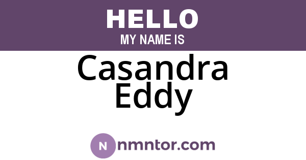 Casandra Eddy