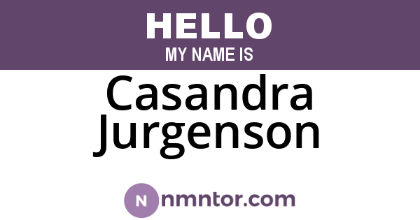 Casandra Jurgenson