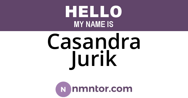 Casandra Jurik