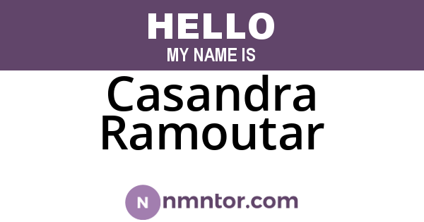 Casandra Ramoutar