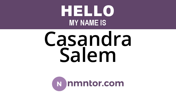 Casandra Salem