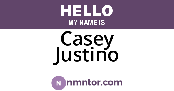 Casey Justino