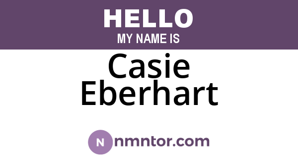 Casie Eberhart