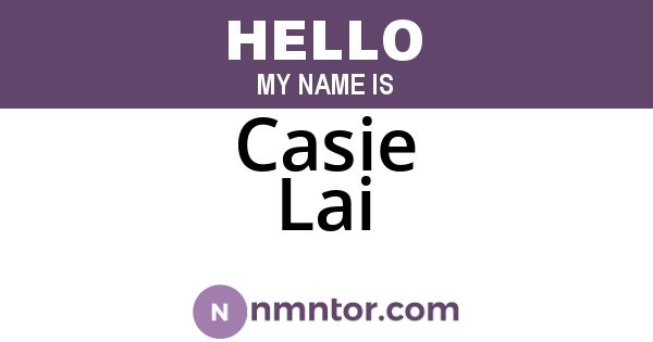 Casie Lai