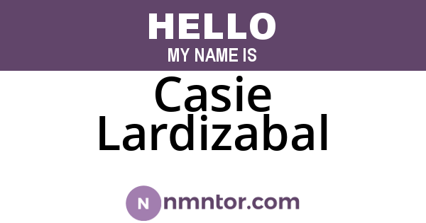 Casie Lardizabal