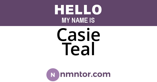 Casie Teal