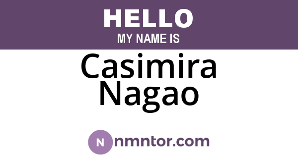 Casimira Nagao