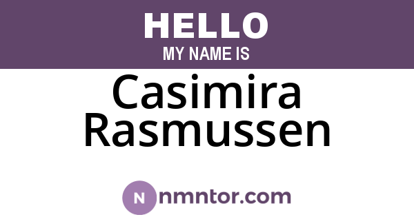 Casimira Rasmussen