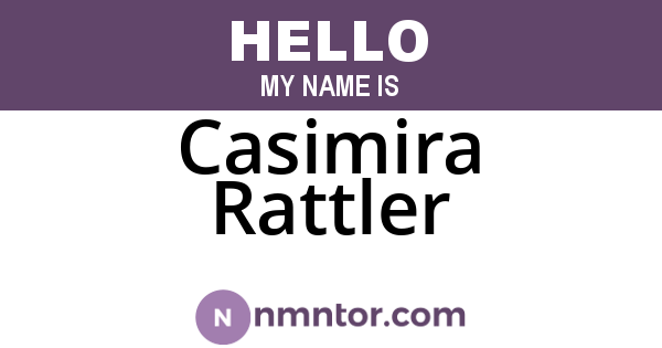 Casimira Rattler