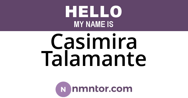 Casimira Talamante