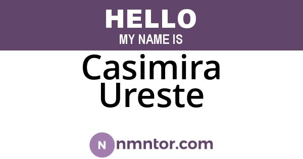 Casimira Ureste