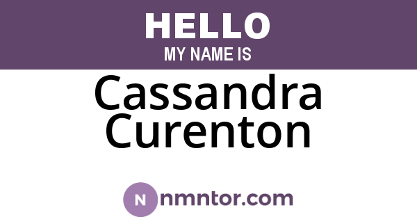 Cassandra Curenton