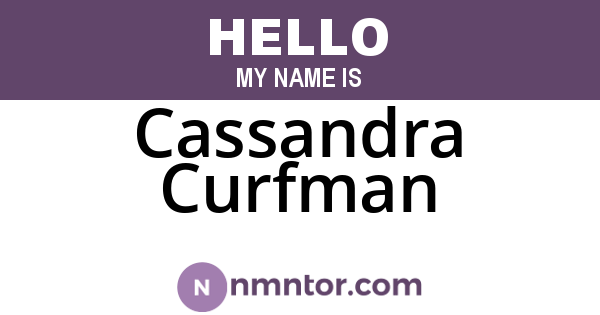 Cassandra Curfman