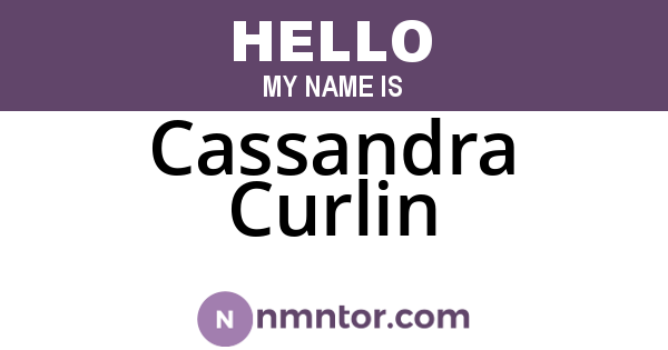 Cassandra Curlin