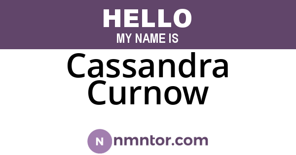 Cassandra Curnow