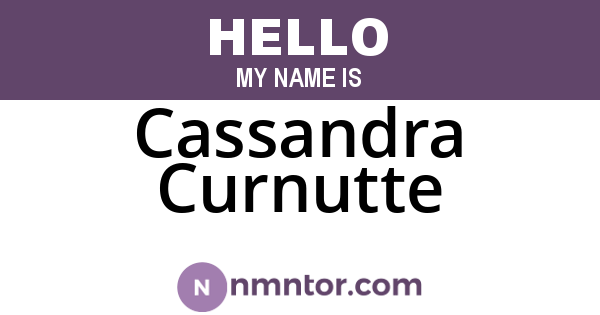Cassandra Curnutte