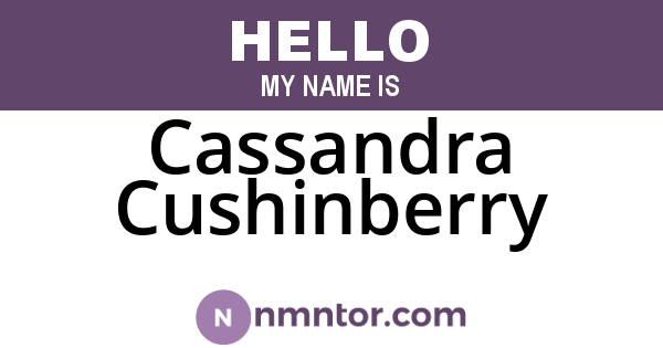 Cassandra Cushinberry