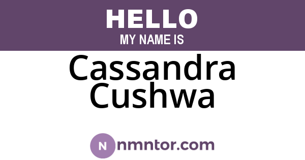 Cassandra Cushwa