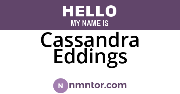 Cassandra Eddings
