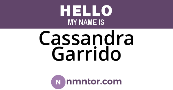 Cassandra Garrido
