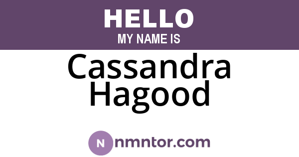 Cassandra Hagood