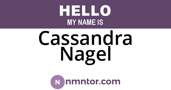 Cassandra Nagel