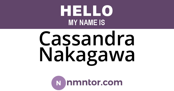 Cassandra Nakagawa
