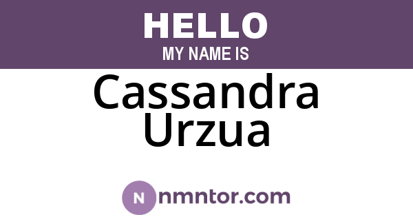 Cassandra Urzua