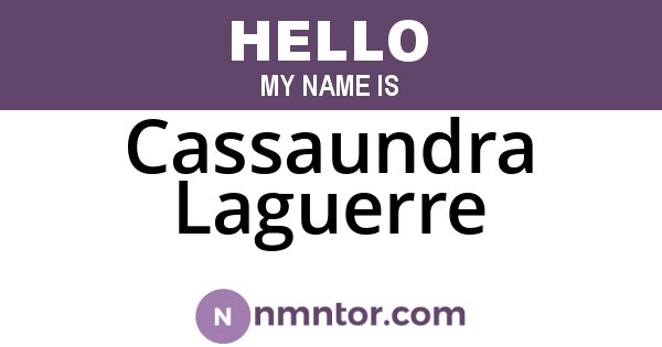 Cassaundra Laguerre