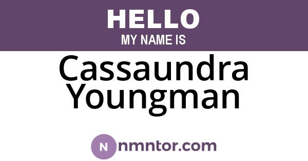 Cassaundra Youngman